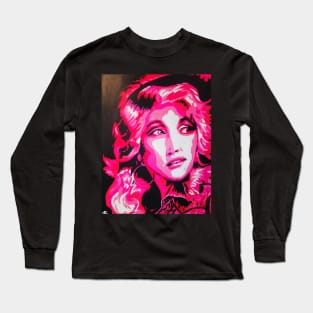 Dolly Parton Pop Art Long Sleeve T-Shirt